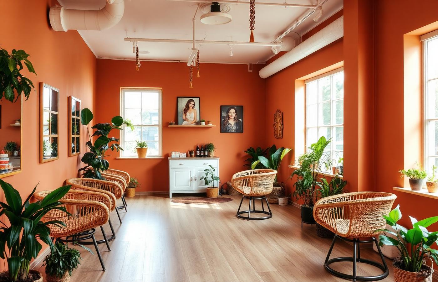 Zuri Braids salon interior in Canterbury